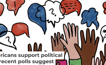 Some surveys have reported that a large number of Americans are willing to support the use of force for political ends. stellalevi, DigitalVision Vectors/Getty Images